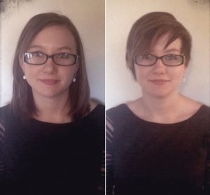 Before and After Short Hair Cut for Women